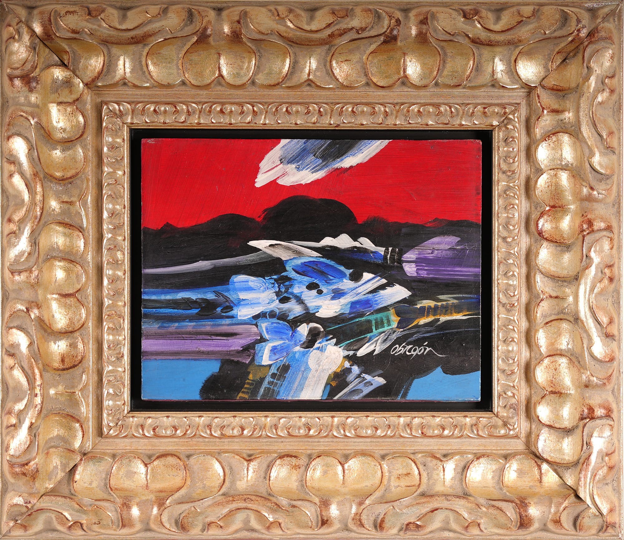 Barracuda with red sky (1988)